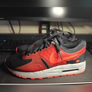 [USED] Kids Nike Air Max Zero Essential | Black Crimson Red | Size 4.5Y